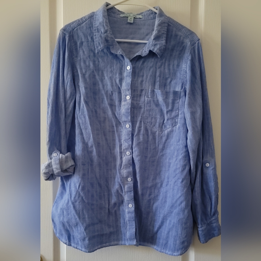 Blue Sol Light Blue Top